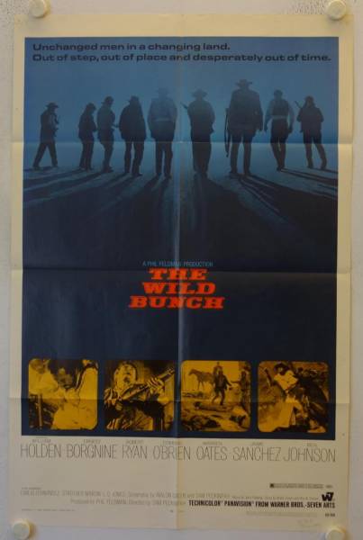 The Wild Bunch original release US Onesheet movie poster